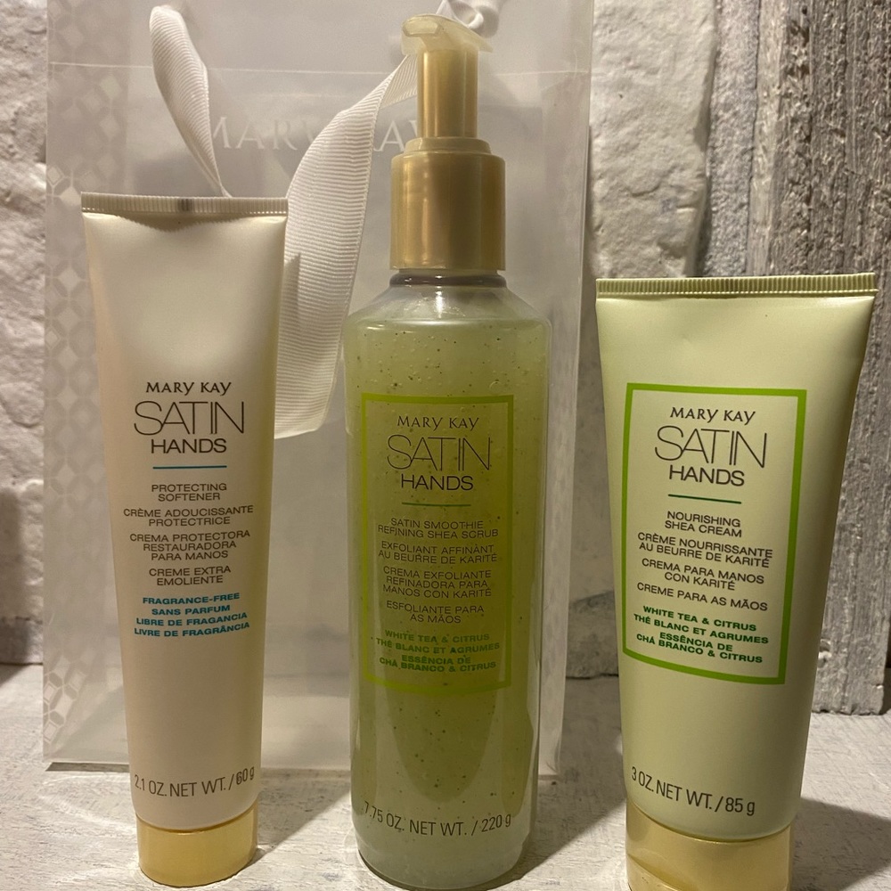 MK Satin Hands Pampering set, White Tea & Citrus